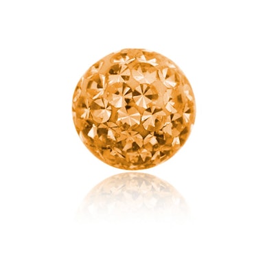 Bola para piercing con varios brillantes