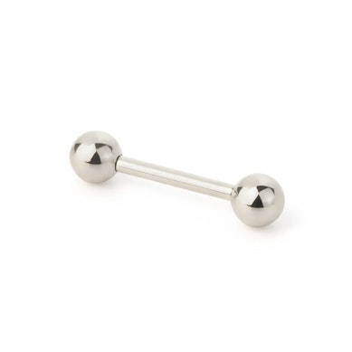 Barra de piercing con bolas