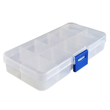 Caja para almacenar joyas para piercings