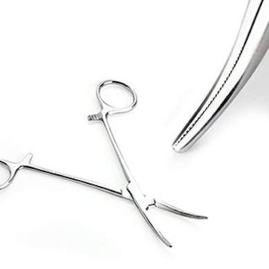 Fórceps hemostáticos curvos Kelly