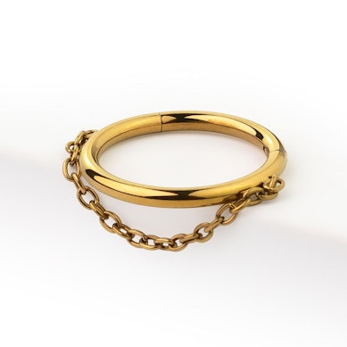 Aro clicker con detalle de cadena