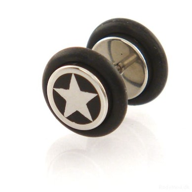 Plug falso con motivo de estrella