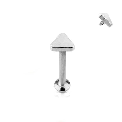 Labret con triángulo y rosca interior