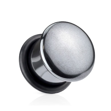 Plug de hematita con arete