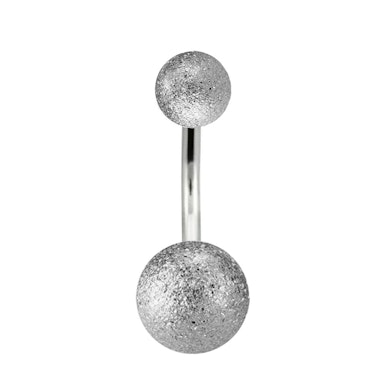 Piercing para el ombligo con look de diamante