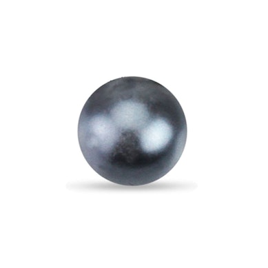 Bola para piercing de acrílico con look perlado.