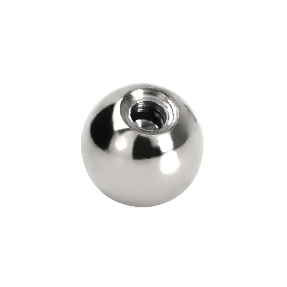 Bola para piercing con brillante de colores