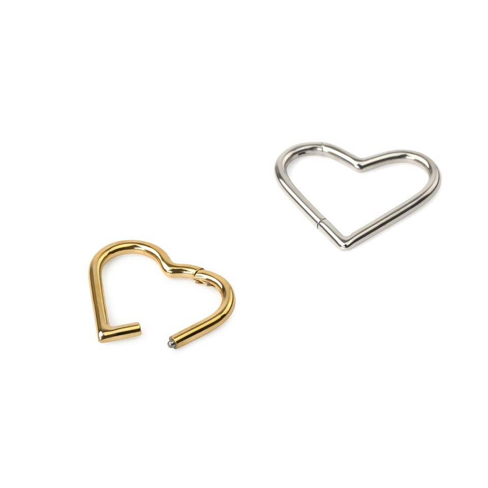 Aro clicker con forma de corazón