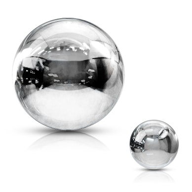 Bola para piercing con rosca