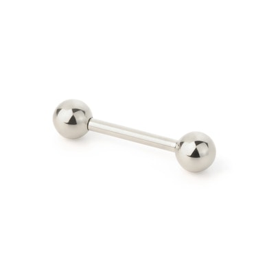 Barra de piercing con bolas