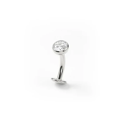 Piercing para el ombligo flotante en titanio
