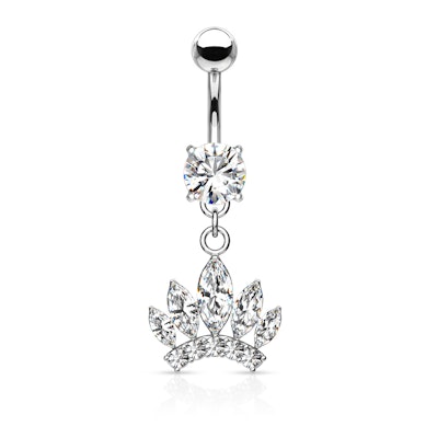 Piercing para el ombligo con corona