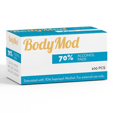 Toallitas desinfectantes con alcohol - 100 ud.