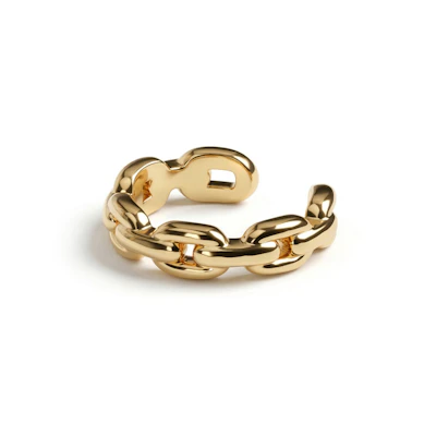 Ear cuff con diseño de cadena