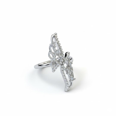 Ear cuff en acero quirúrgico con alas