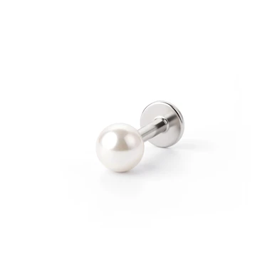 Labret con bola metálica