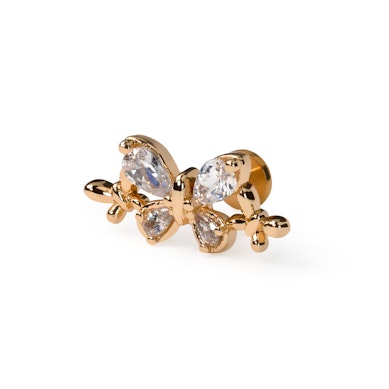 Labret de tres mariposas