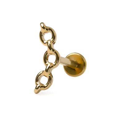 Labret cadena de titanio