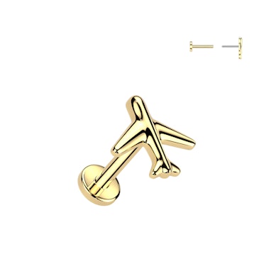 Labret avión de titanio