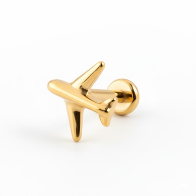 Labret avión de titanio