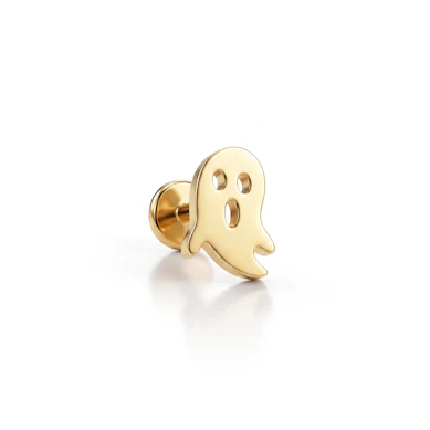 Labret fantasma de titanio 