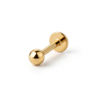Labret de titanio con rosca interna en varios colores
