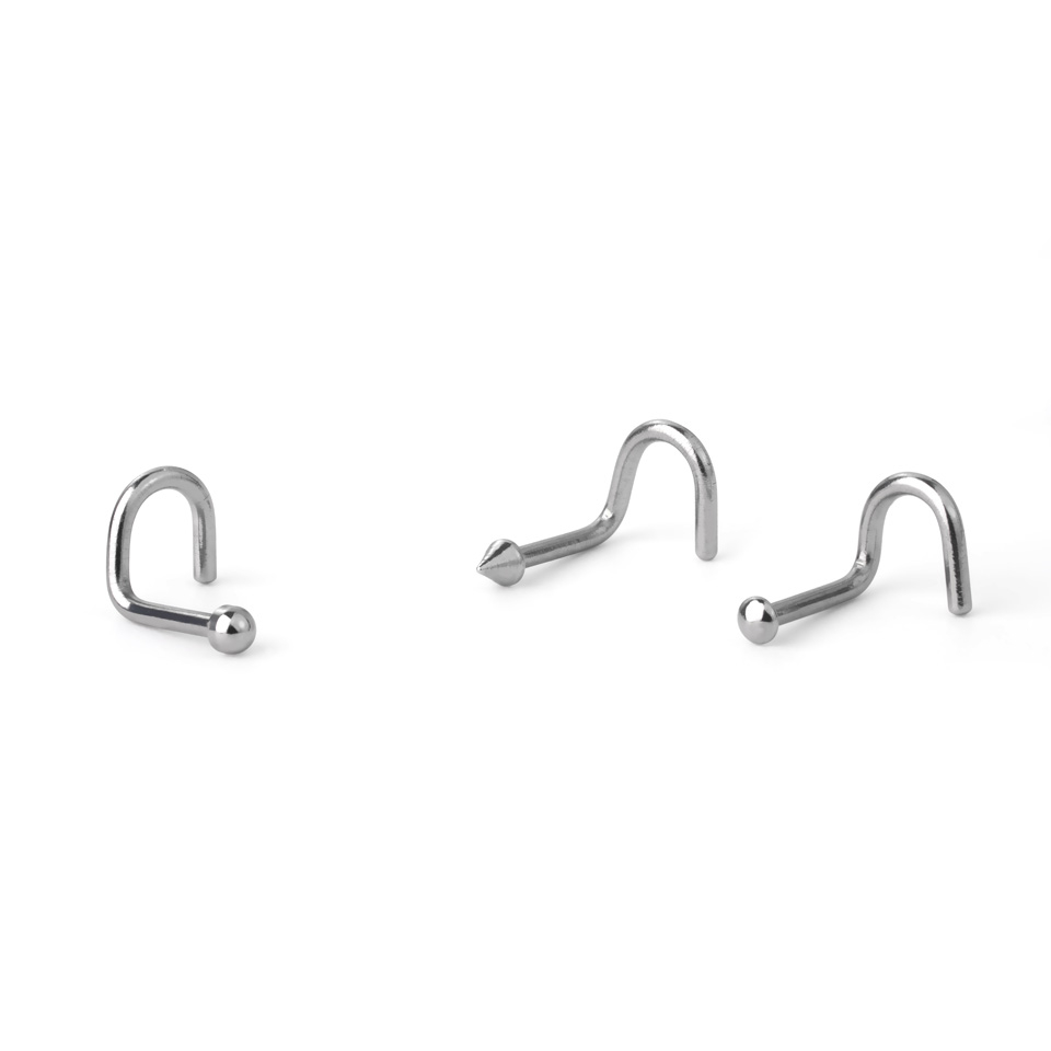 Tornillo para la nariz de titanio en varios diseños