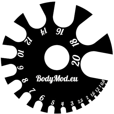 Herramienta para medir joyas para piercings
