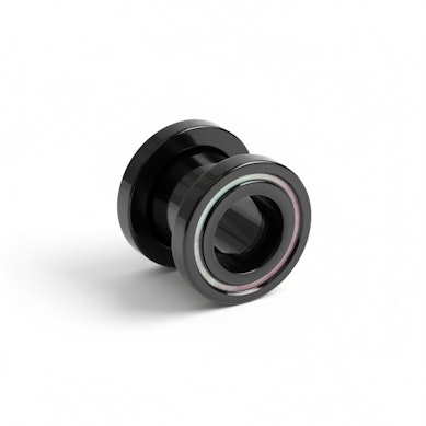 Túnel negro con borde de madreperla