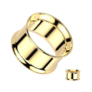 Túnel de titanio con doble reborde