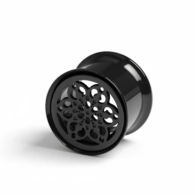 Túnel con filigrana floral