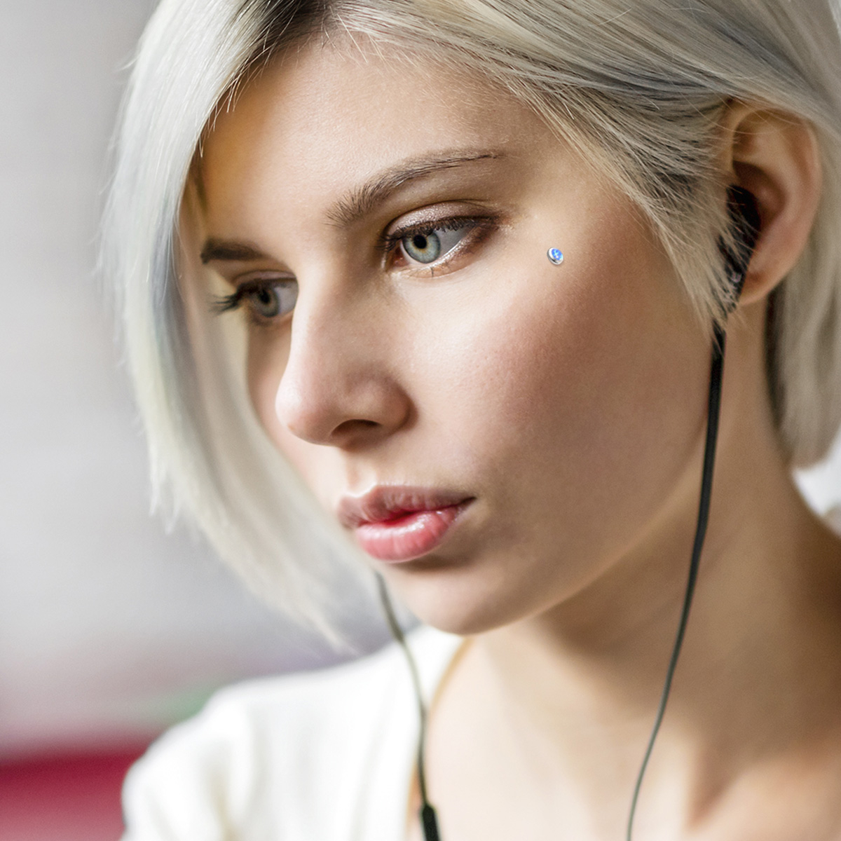 Joya para microdermal plana con ópalo
