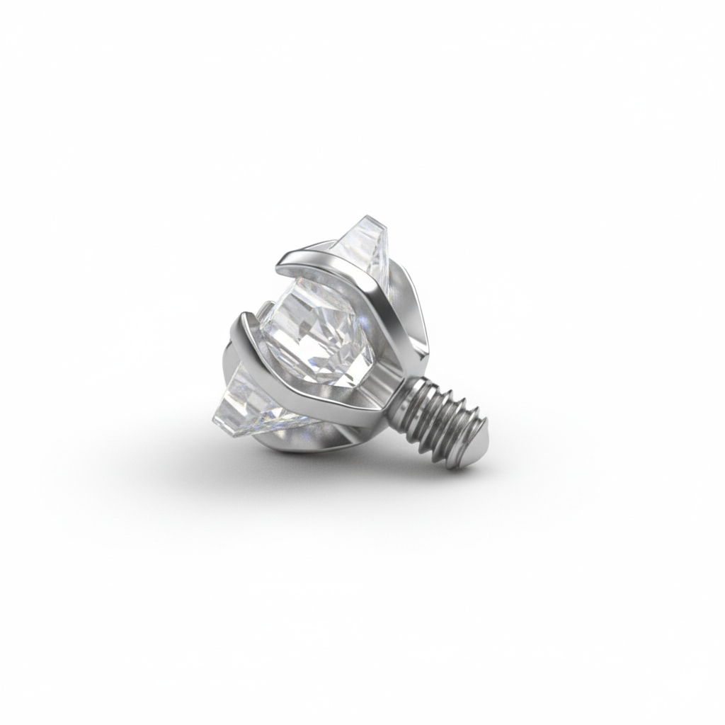 Estrella microdermal de titanio