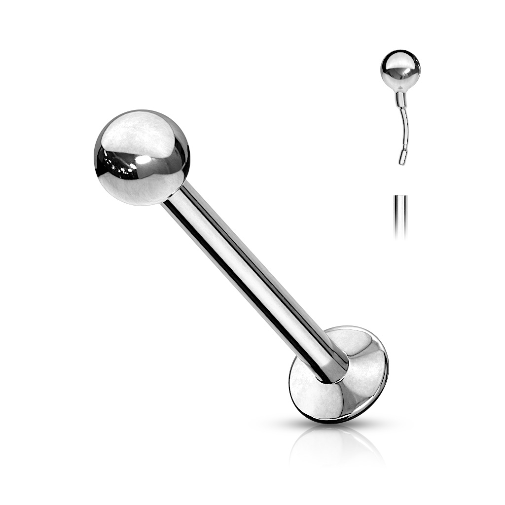 Labret a presión de acero quirúrgico