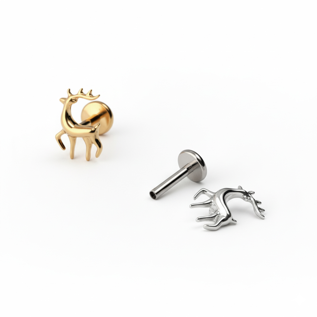 Labret reno de titanio