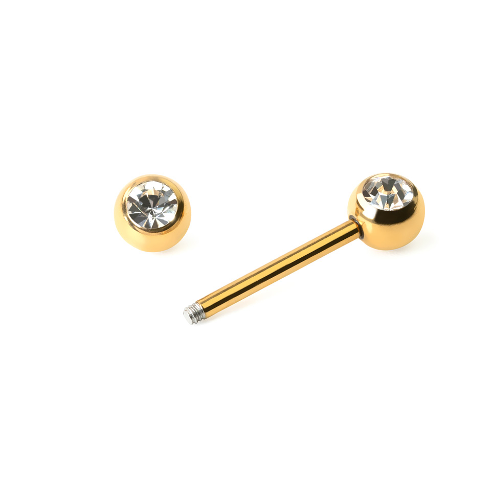 Piercing para el pezón con brillante