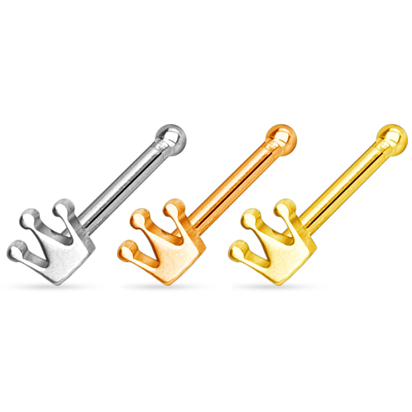 Barra para la nariz con corona