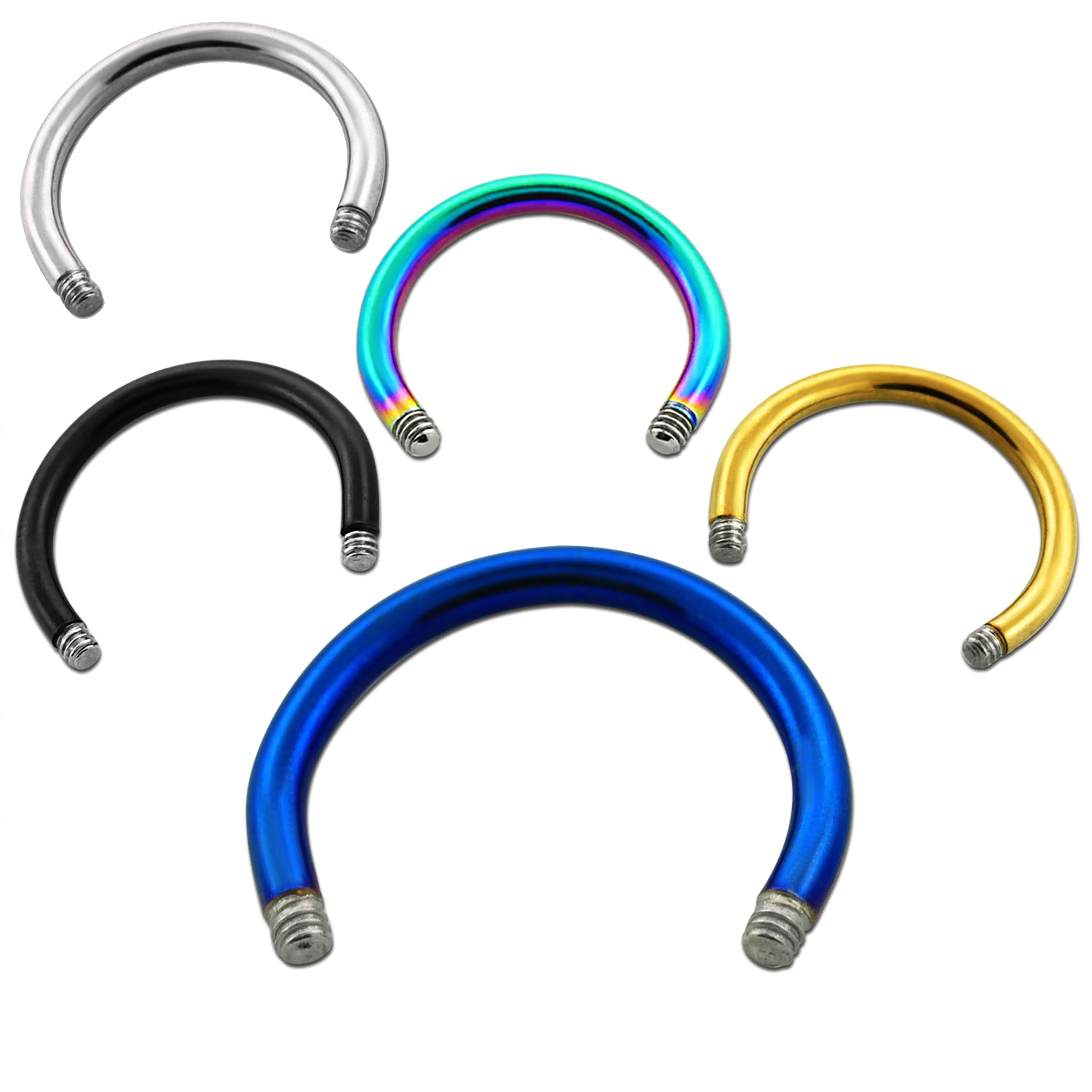 Herradura suelta en distintos tamaños