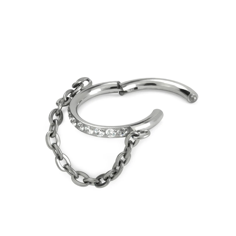 Aro clicker empedrado con cadena