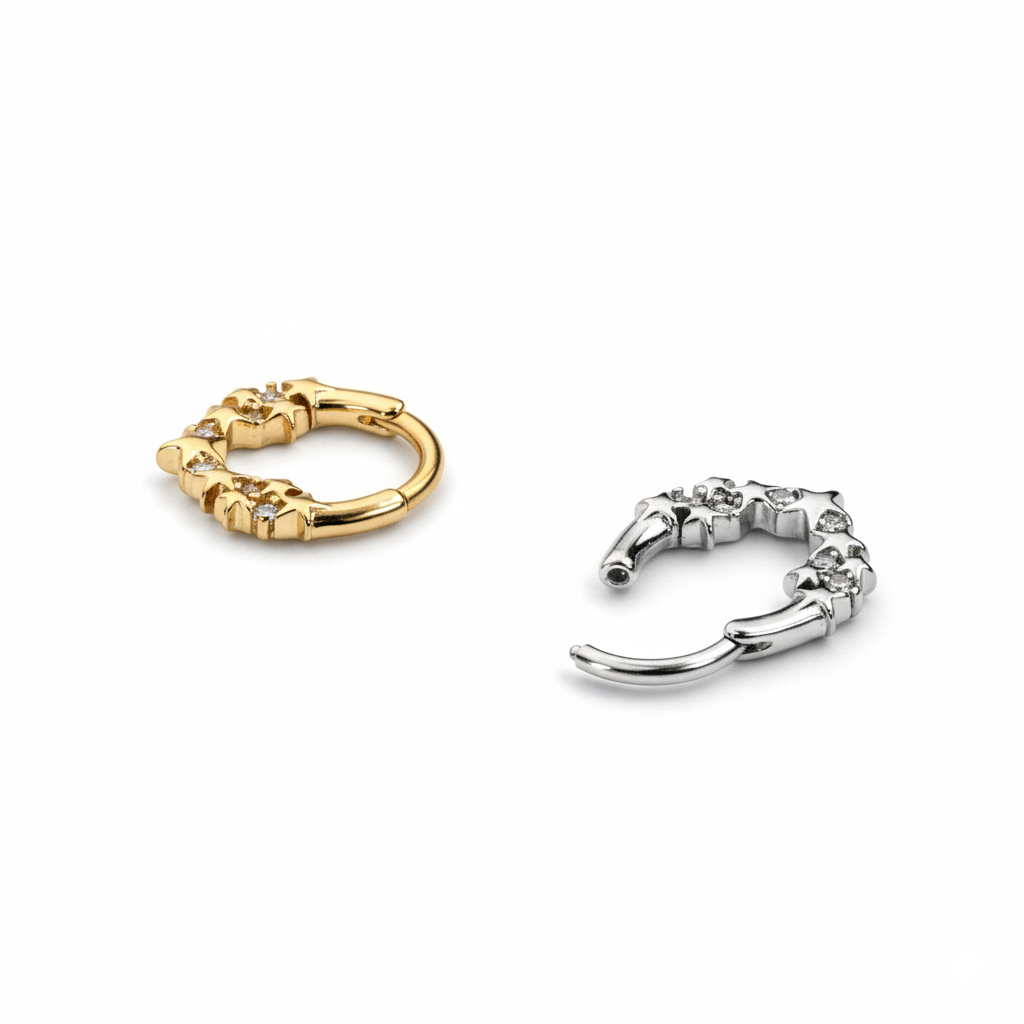 Aro frontal con estrellas y pedrería