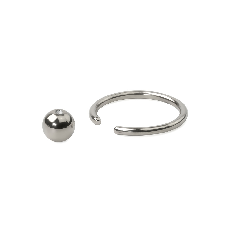 Aro cautivo de titanio