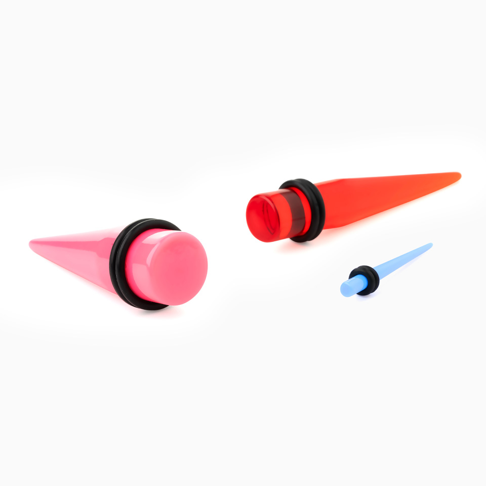 Taper para dilataciones en varios colores
