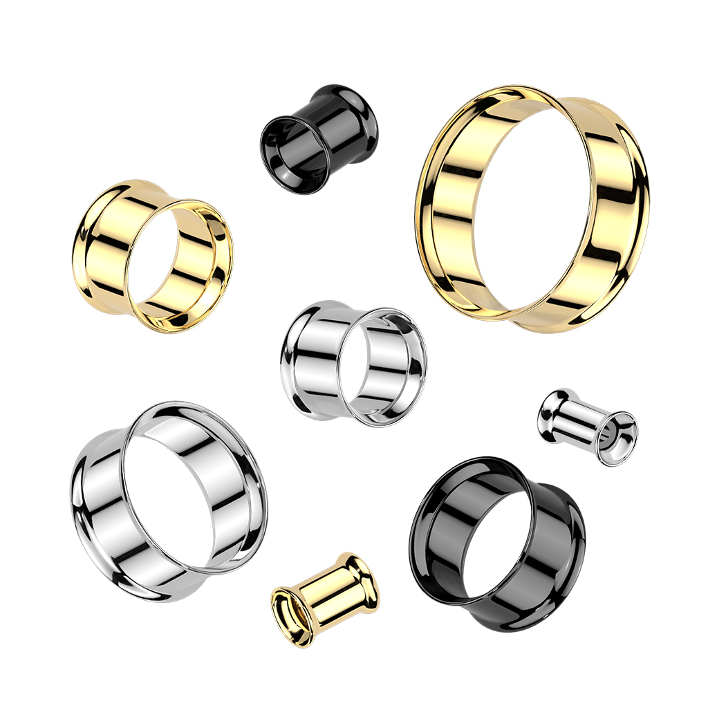 Túnel de titanio con doble reborde