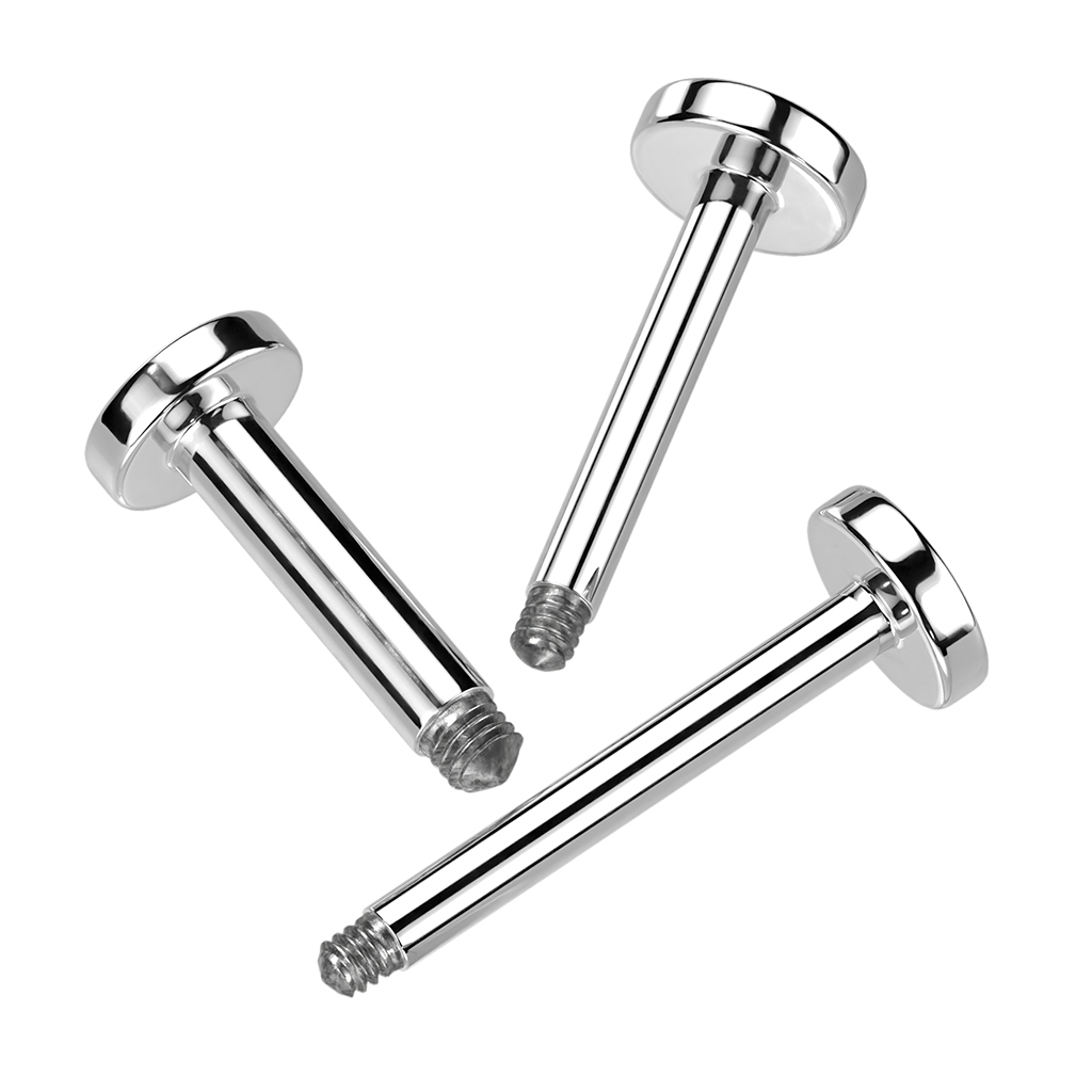 Labret suelto de titanio