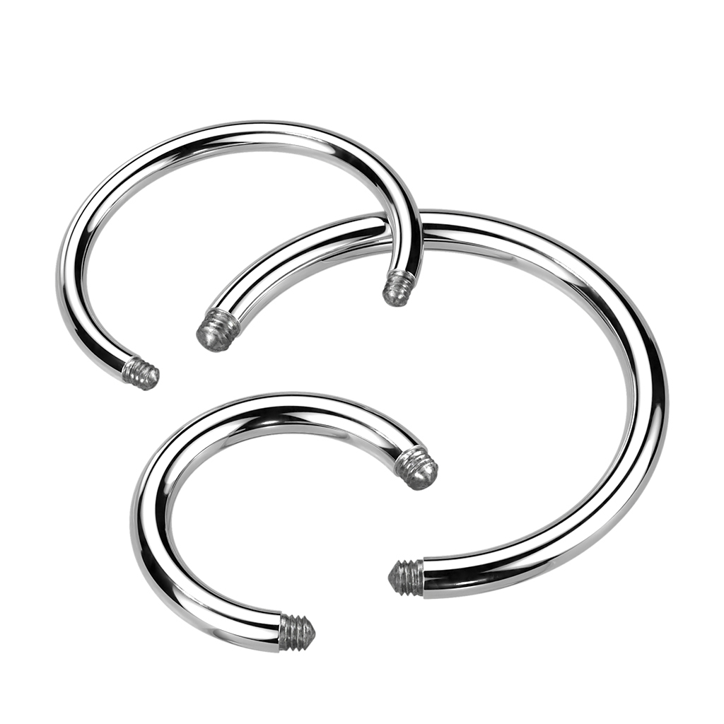 Herradura suelta de titanio