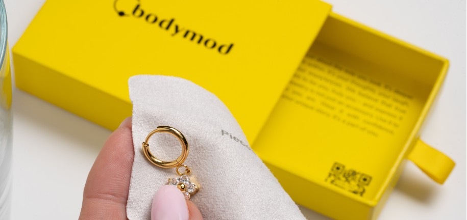 Joyas para piercing limpias