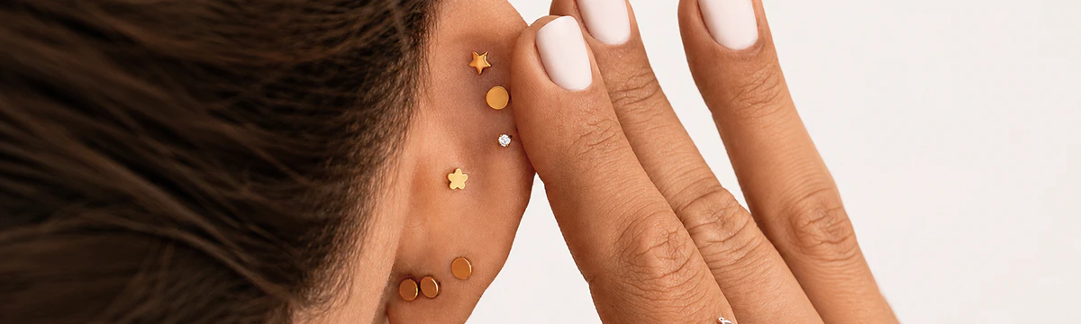 Labrets de titanio para piercing