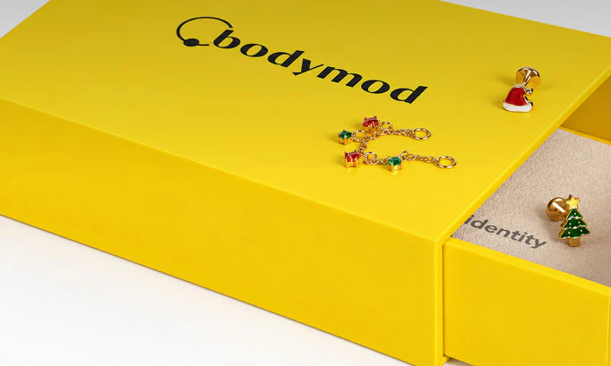 Joyas de navidad para piercing