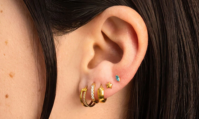 Joyas de Titanio para Piercings en la Oreja
