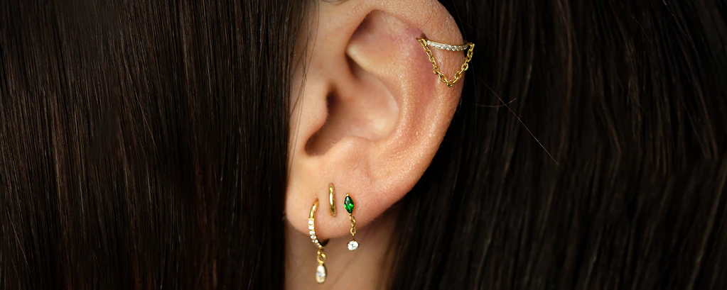 Joya para Piercing Helix de Titanio